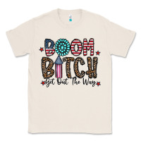 Natural boom bitch Classic Tee - CowhideDigitalArt