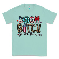 Seafoam boom bitch Classic Tee - CowhideDigitalArt
