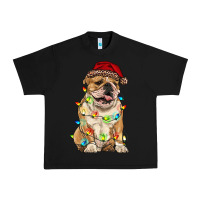 Black christmas bulldog Urban Heavy Tee - RanaPortraitStore