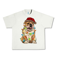 Pistachio christmas bulldog Urban Heavy Tee - RanaPortraitStore