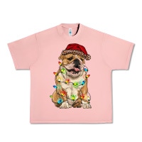 Salmon christmas bulldog Urban Heavy Tee - RanaPortraitStore
