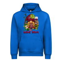 Cobalt vine diva  gnome Urban Hoodie - BarkalooDesign