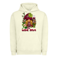 Pigment Pistachio vine diva  gnome Urban Hoodie - BarkalooDesign