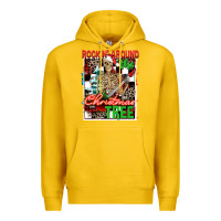 Lemon Rockin' around the Christmas tree skeleton Premium Hoodie - NancyCooperArtShop