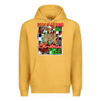 Mustard Rockin' around the Christmas tree skeleton Premium Hoodie - NancyCooperArtShop