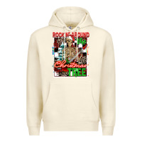 Sandshell Rockin' around the Christmas tree skeleton Premium Hoodie - NancyCooperArtShop