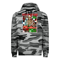 Slate Camo Rockin' around the Christmas tree skeleton Premium Hoodie - NancyCooperArtShop