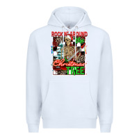 White Rockin' around the Christmas tree skeleton Premium Hoodie - NancyCooperArtShop