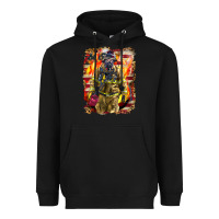 Black Firefighter Fire And American Heavyweight Hoodie - LillyAllenDesigns