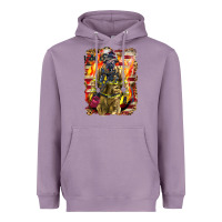 Lavender Firefighter Fire And American Heavyweight Hoodie - LillyAllenDesigns