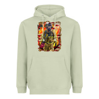 Matcha Firefighter Fire And American Heavyweight Hoodie - LillyAllenDesigns