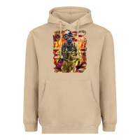 Mushroom Firefighter Fire And American Heavyweight Hoodie - LillyAllenDesigns