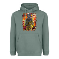 Sage Firefighter Fire And American Heavyweight Hoodie - LillyAllenDesigns