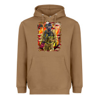 Toasted Coconut Firefighter Fire And American Heavyweight Hoodie - LillyAllenDesigns