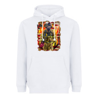 White Firefighter Fire And American Heavyweight Hoodie - LillyAllenDesigns