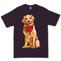 Plum golden retriever Premium Tee - Artiststas