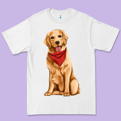 Golden Retriever Premium Tee Designed By Artiststas