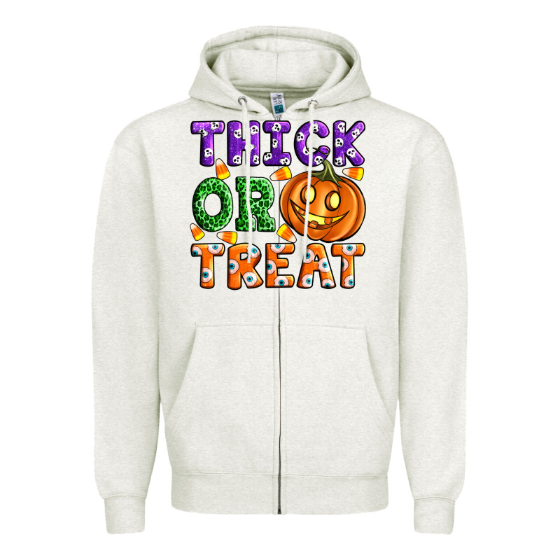 Thick Or Treat Zipper Hoodie by Artiststas | Teevron