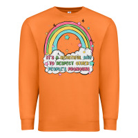 Carrot beautiful day to respect pronouns Premium Sweatshirt - MaliasSmallBusiness