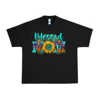 Black blessed mom sunflower Urban Heavy Tee - Zillion Design Studio