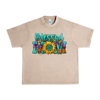French Oak blessed mom sunflower Urban Heavy Tee - Zillion Design Studio