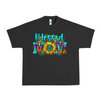 Pigment Black blessed mom sunflower Urban Heavy Tee - Zillion Design Studio