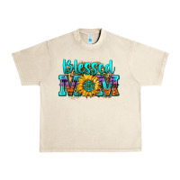 Sandshell blessed mom sunflower Urban Heavy Tee - Zillion Design Studio