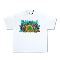 Blessed Mom Sunflower Urban Heavy Tee | Teevron