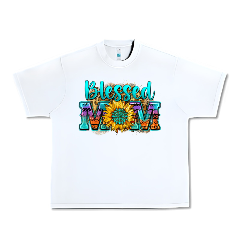 Blessed Mom Sunflower Urban Heavy Tee by Zillion Design Studio | Teevron
