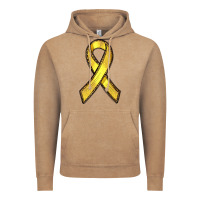Vintage Coffee Gold Cancer ribbon Vintage Hoodie - RanaPortraitStore