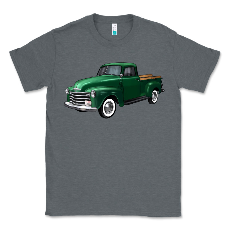 Western Green Truck Right 34 View Classic Tee by FaDigitalArtStudio | Teevron