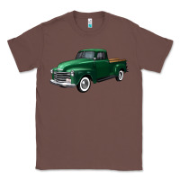Chestnut western green truck right 34 view Classic Tee - FaDigitalArtStudio