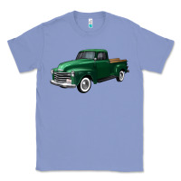 Colony Blue western green truck right 34 view Classic Tee - FaDigitalArtStudio