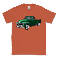 Copper western green truck right 34 view Classic Tee - FaDigitalArtStudio