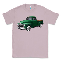Lilac western green truck right 34 view Classic Tee - FaDigitalArtStudio