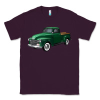 Plum western green truck right 34 view Classic Tee - FaDigitalArtStudio