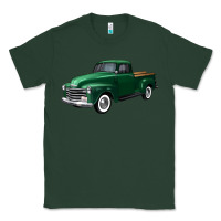 Sports Green western green truck right 34 view Classic Tee - FaDigitalArtStudio