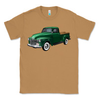 Toasted Coconut western green truck right 34 view Classic Tee - FaDigitalArtStudio