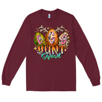 Burgundy egg hunt squad Long Sleeve Tee - RacoonDesign