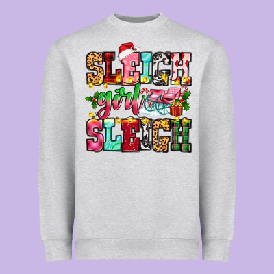 Sleigh Girl Sleigh Heavyweight Sweatshirt Designed By Zillion Design Studio