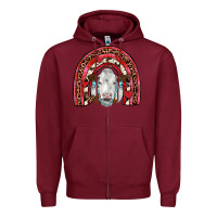Burgundy valentines simmental  rainbow Zipper Hoodie - JahusDesignShop