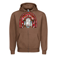 Chestnut valentines simmental  rainbow Zipper Hoodie - JahusDesignShop