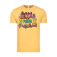 Vintage Mustard little miss preschool Vintage Tee - Zillion Design Studio