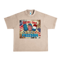 French Oak tastes like freedom 4th of july Urban Heavy Tee - BarkalooDesign