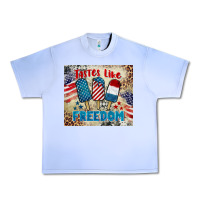 Grape Ice tastes like freedom 4th of july Urban Heavy Tee - BarkalooDesign