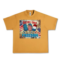 Peanut Butter tastes like freedom 4th of july Urban Heavy Tee - BarkalooDesign