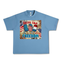 Pebble Blue tastes like freedom 4th of july Urban Heavy Tee - BarkalooDesign