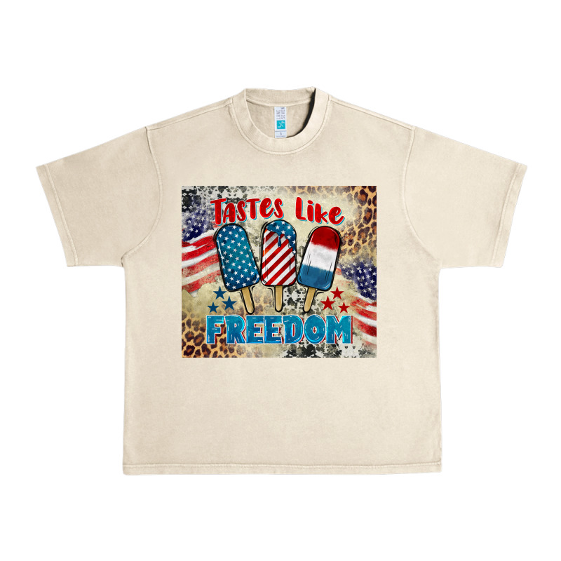 Tastes Like Freedom 4th Of July Urban Heavy Tee by BarkalooDesign | Teevron