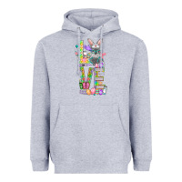 Heather Grey love easter nurse Heavyweight Hoodie - NancyCooperArtShop