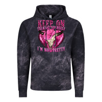 Cloud Black keep on talking yourself im not pretty western Vintage Hoodie - texasbilliewilder